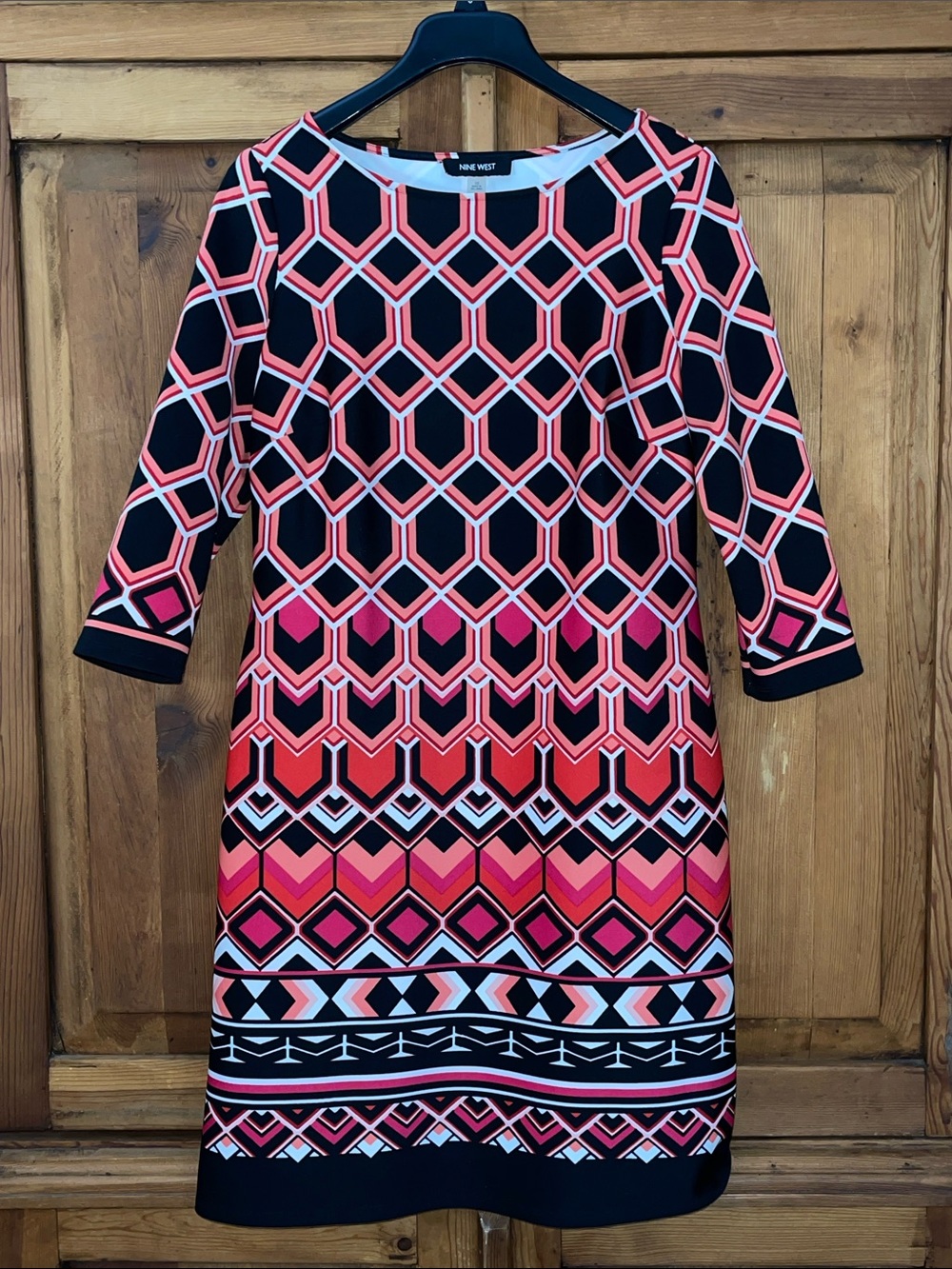 Nine West Women's Dress multi colored print Sz. 10